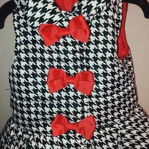 Black and White puffer Vest